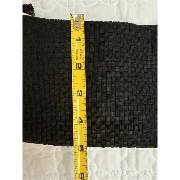 NWOT The Sak Shoulder Bag Small Interwoven Braided Straps Silver Metal Accents - Picture 10 of 15